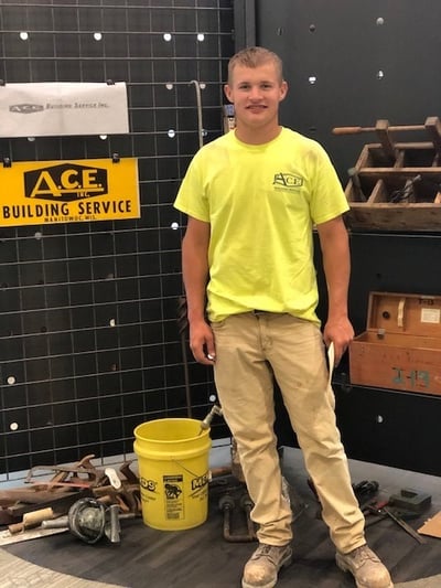Ben Eiles, an A.C.E. Building Service Youth Apprentice