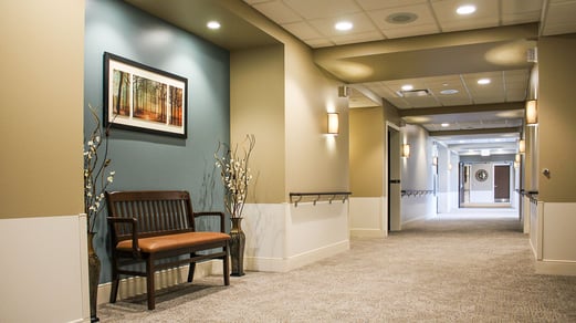 Shady Lane Assisted Living Hallway | A.C.E. Building Service