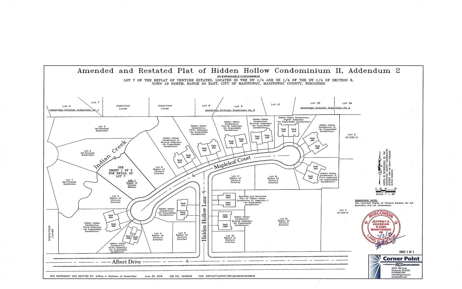 Hidden Hollow Amended and Restated Plat | ACE Building Service