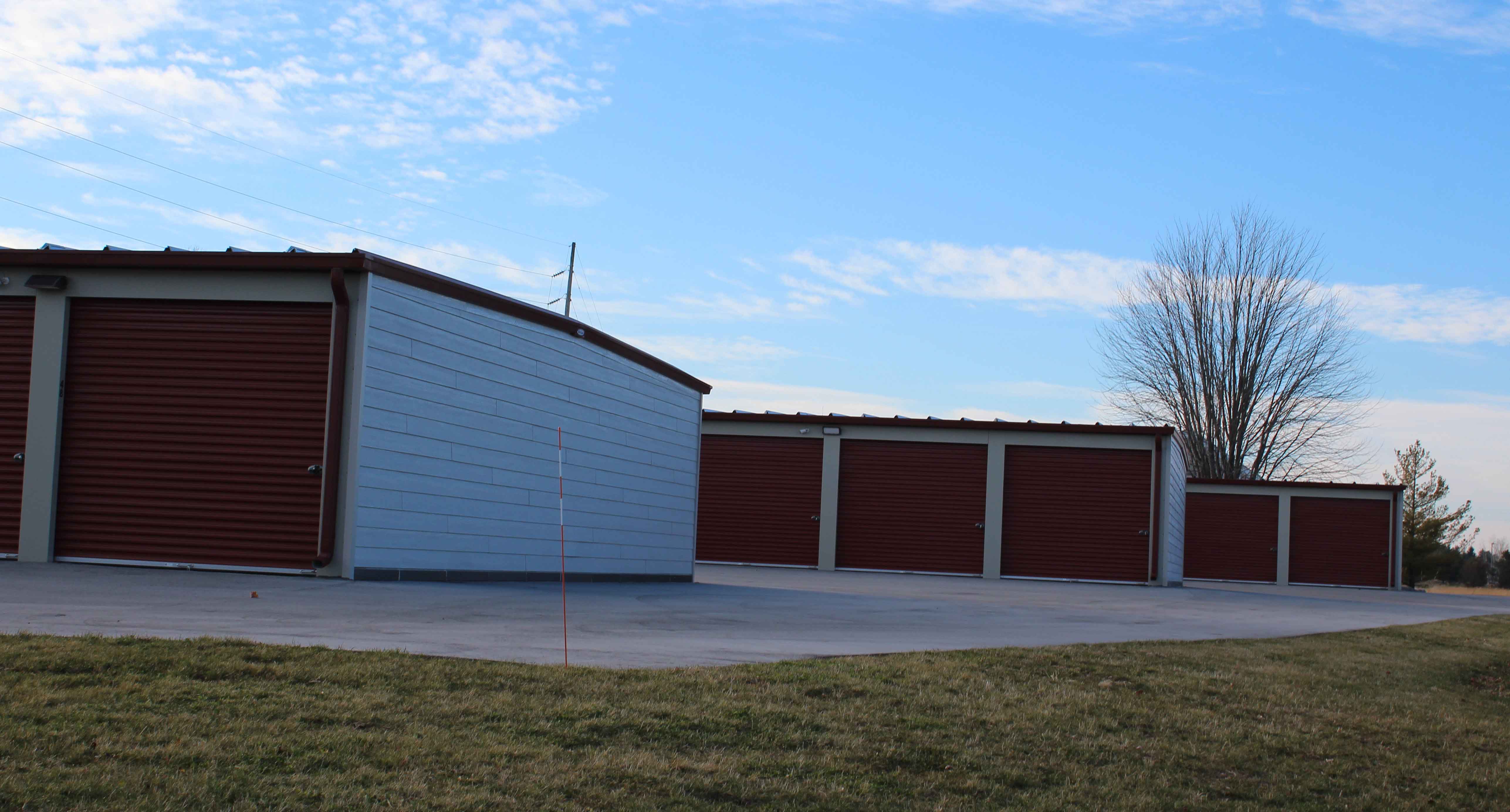 Butler Manufacturing pre-engineered metal buildings storage full exterior shot of multiple structures