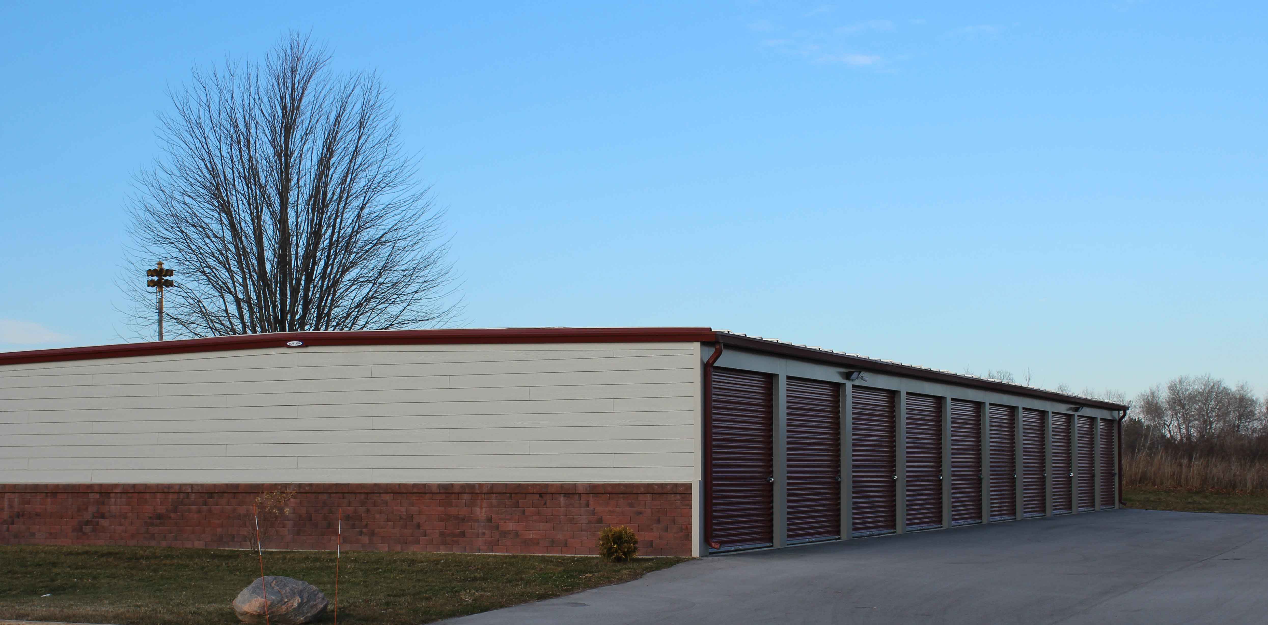 Butler Manufacturing pre-engineered metal buildings storage exterior shot of full structure