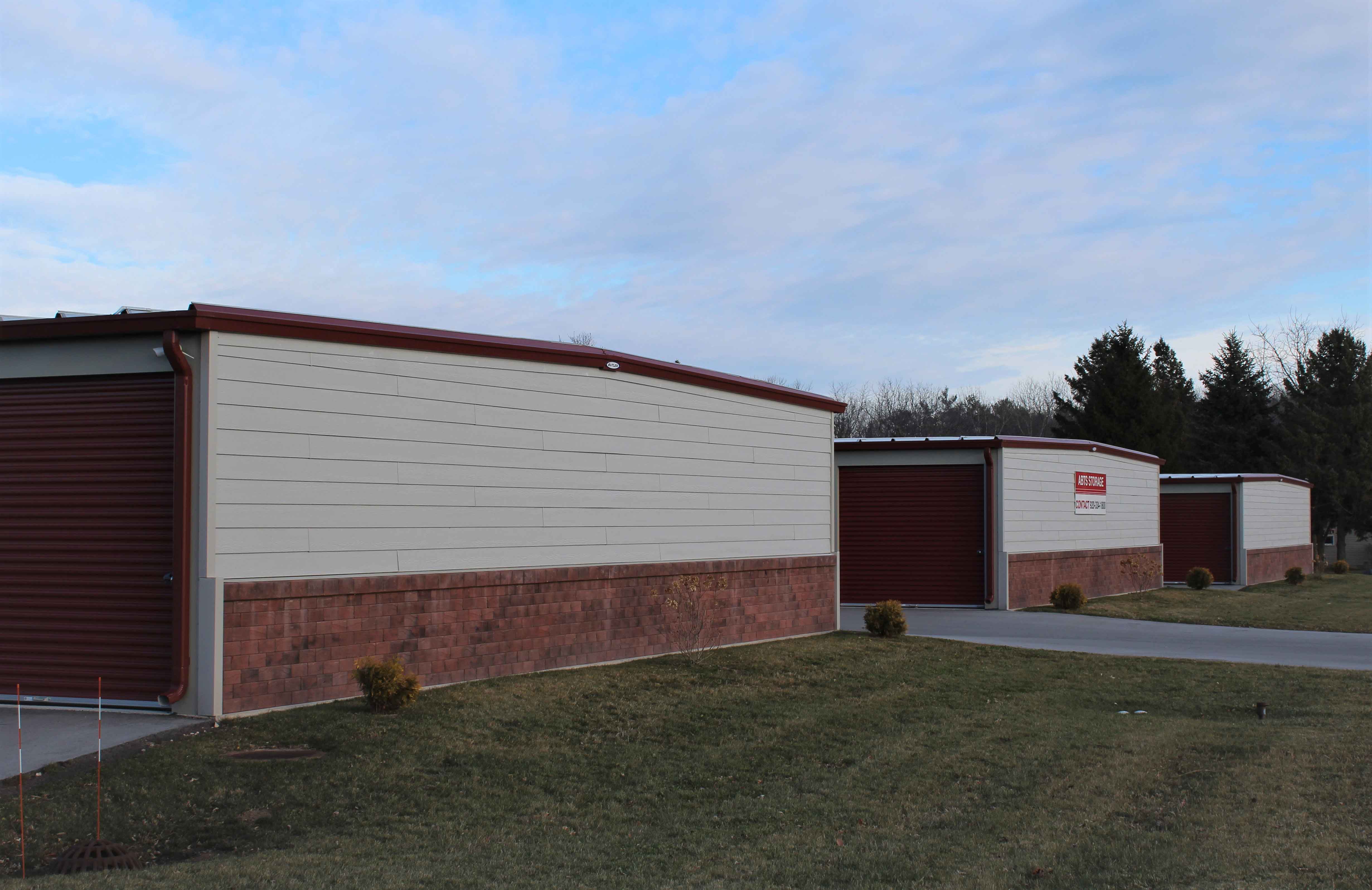Butler Manufacturing pre-engineered metal buildings storage inside looking outside