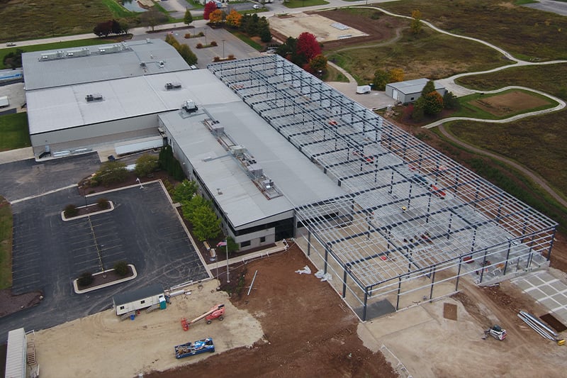 Aerial Under Construction