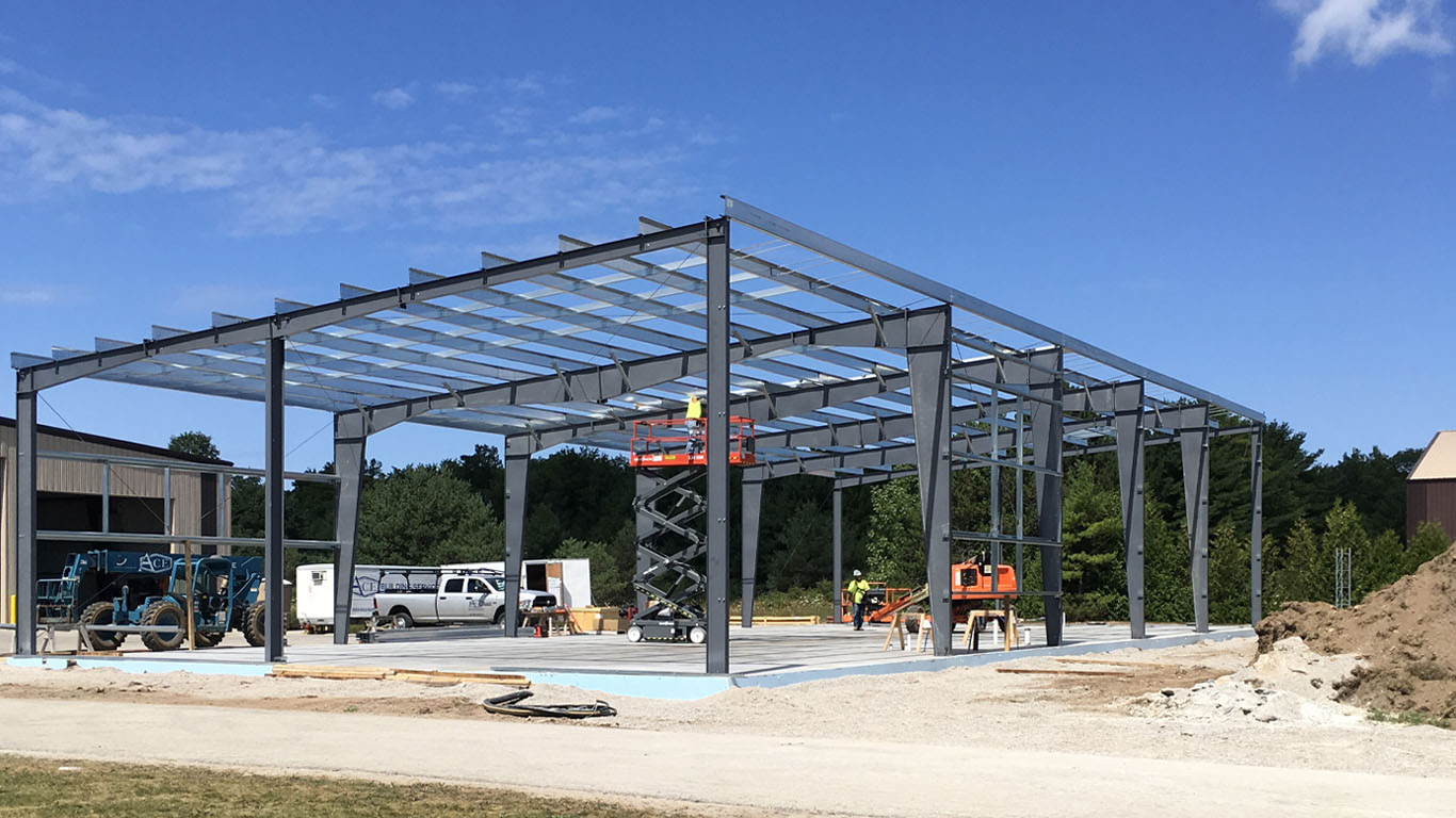 pre-engineered steel building