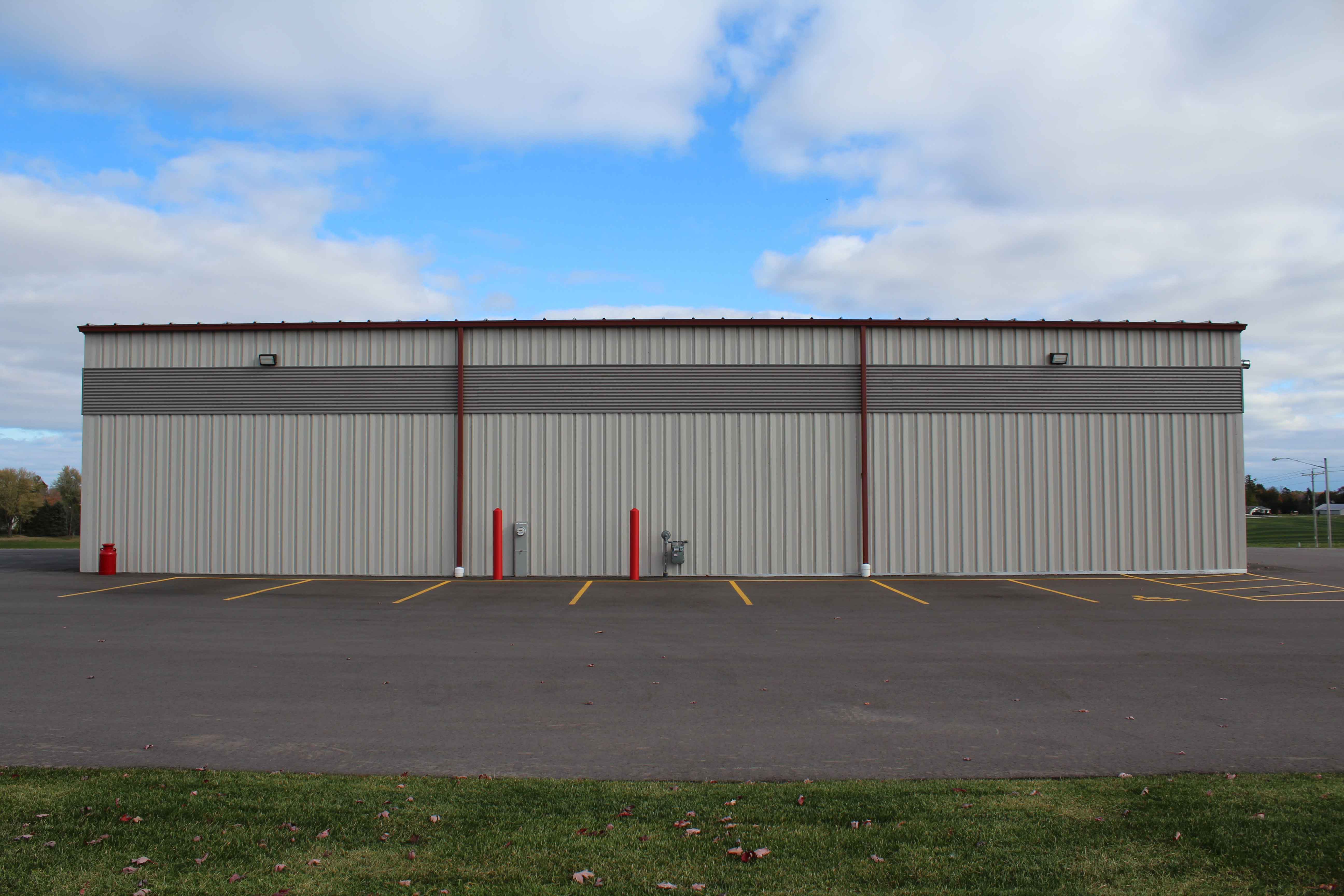 Fleet Maintenance Shop Construction Exterior Back of Building