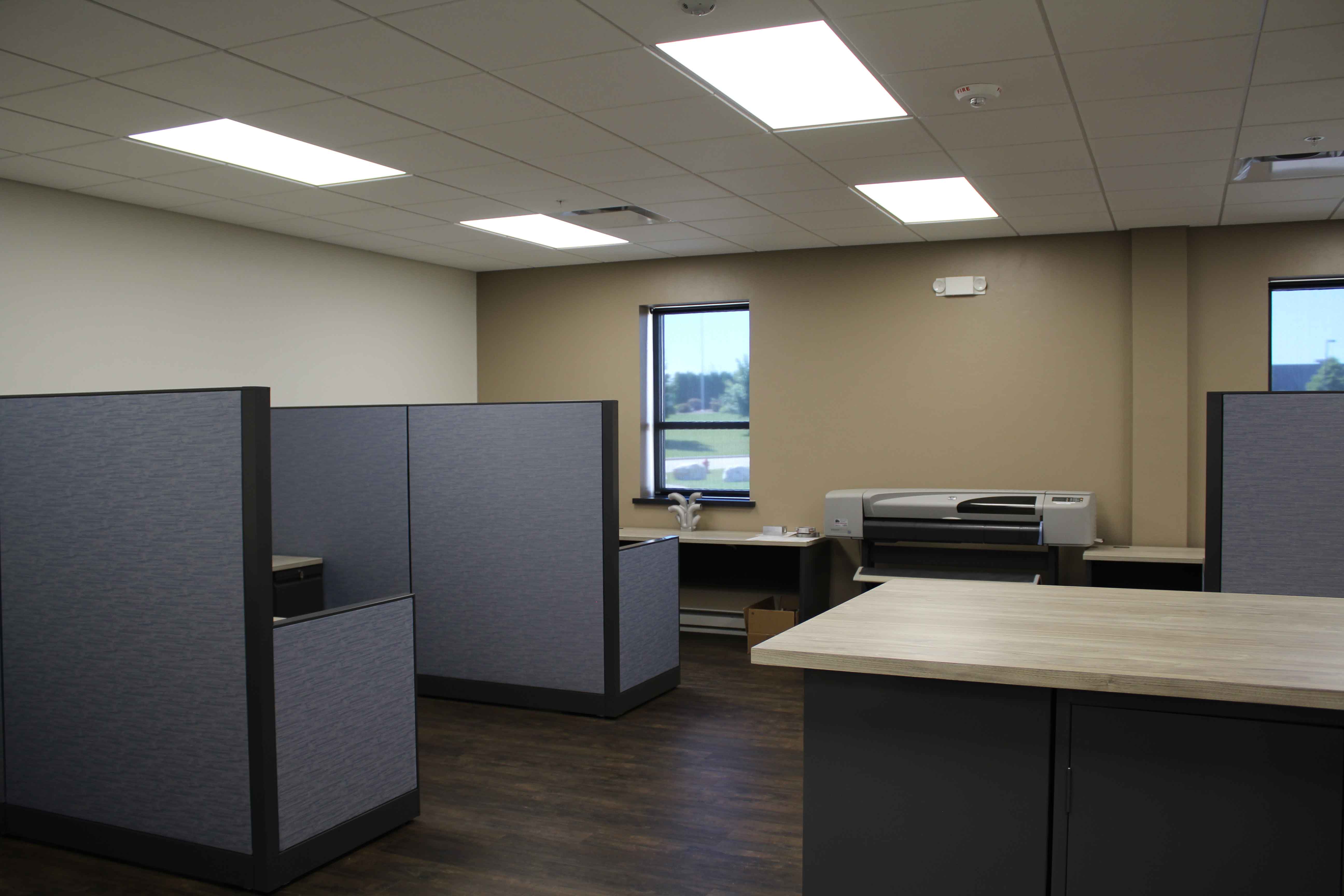 Office remodel construction project