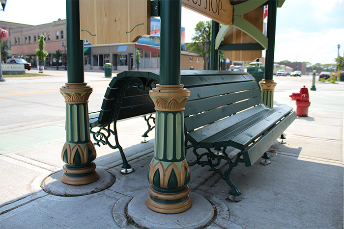 City of Manitowoc Public Bus Shelter