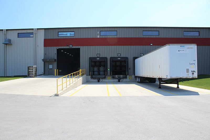 New Warehouse Loading Dock Outside